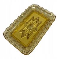 Patera , tacka miodowe szkło.