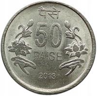 INDIE 50 PAISE 2013 UNC