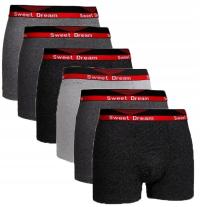 6X мужские хлопковые боксеры