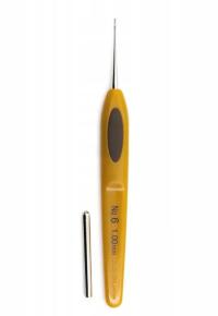 Szydełko CLOVER Soft Touch / roz. 1 mm / z ergonomiczną rączką