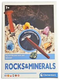 ZESTAW Edukacyjny Clementoni Rocks & Minerals Odkrywaj SKAŁY i MINERAŁY! 7+