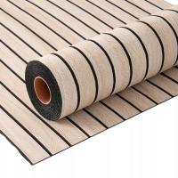 Стеновые панели самоклеющиеся 3D ламели 60X280CM деревянный декор рулон