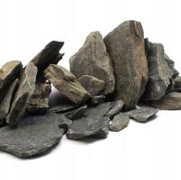 Skała Kamienie Slate Stone Naturalny Kamień do Akwarium lub Terrarium 2kg