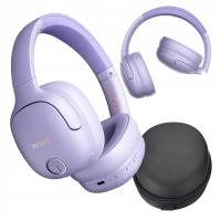 Słuchawki bezprzewodowe nauszne bluetooth Manta RYTMO Elegance Fioletowe