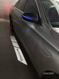 LED LOGO PROJEKTOR HOLOGRAM LUSTERKA POWITALNE MERCEDES W205 W213 W222 CLS