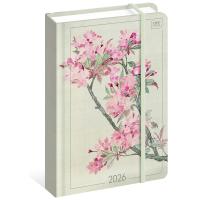 Kalendarz książkowy A5 384 Mat+UV Cherry