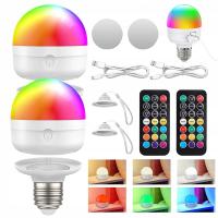 BEZPRZEWODOWA ŻARÓWKA LED CAMPING TERENOWA Z MAGNESEM ŁADOWANIE Z PILOTEM