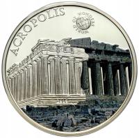 Palau. 5 dolarów 2010, Akropol – SREBRO