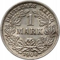 Niemcy, Cesarstwo, 1 marka 1904 D. #TA#