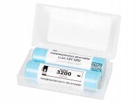 85-599# Akumulator 18650 li-ion lg 3200mah 10a 3,6v + box 2szt