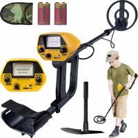 PROFESJONALNY WYKRYWACZ METALI DETEKTOR METALU DLA DZIECI DOROSŁYCH +ŁOPATA