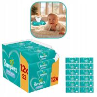 CHUSTECZKI NAWILŻANE PAMPERS FRESH CLEAN 12x52szt.