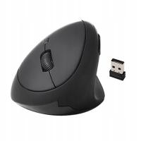 Vertical Mouse Programmable DPI Adjustable Remote Control 1600DPI black