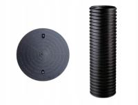 Zestaw Studnia Rura karbowana 400 1 mb + Pokrywa