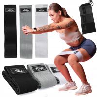 3x тканевые эспандеры для упражнений для ягодиц и бедер, набор лент для бедер