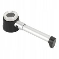 Ręczna lupa ze światłem LED i skalą 45X do czytania dzieł sztuki 1W