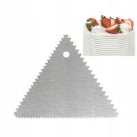 SZPATUŁKA DO CIASTA MASY DEKORATOR ALUMINIOWY DO TORTU ŁOPATKA 486