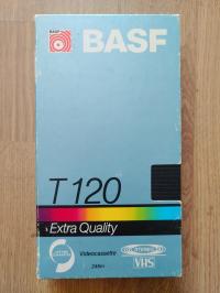 Kaseta VHS BASF T120 Extra Quality 246m