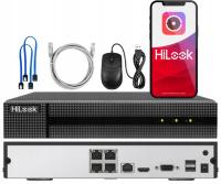 Rejestrator IP HiLook by Hikvision NVR-4CH-4MP/4P ze switch'em 4xPoE do 4Mp