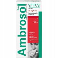 Ambrosol Teva 30 mg/5ml 120 ml BRAK OP. KARTONOWEGO