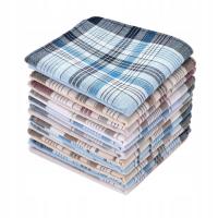 12x CHUSTECZKI DO NOSA KLASYCZNE POSZETKA MĘSKIE BAWEŁNIANE NA PREZENT