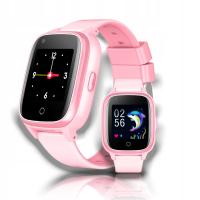 Smartwatch для ребенка CALMEAN Touch 2 GPS 4G игры водонепроницаемый розовый