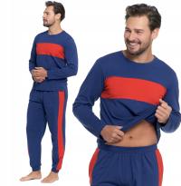 Moraj piżama męska długi rękaw długie spodnie PDM3800-001