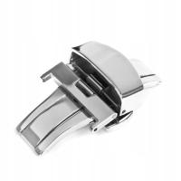 ПРЯЖКА ДЛЯ РЕМНЯ - БАБОЧКА АВТОМАТ-СЕРЕБРО-18 ММ