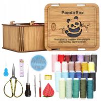 ПОРТНОЙ НАБОР ИНСТРУМЕНТОВ ДЛЯ ШИТЬЯ В МЕШКЕ НИТЬ КОРОБКА НАБОР НИТОК ИГЛЫ