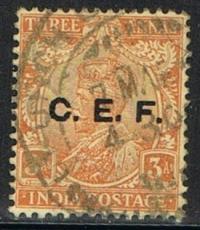 Kol.bryt. India (China Exp. Force) 1914 SG C29 kas.300 GBP