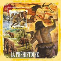 PREHISTORIA ludzie pierwotni człowiek mamut#BF2144