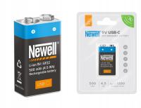 Литий-ионный аккумулятор Newell 9V (6F22) 500mah 1 шт.