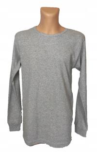 PODKOSZULKA MĘSKA CIENKA DŁUGI RĘKAW SZARA