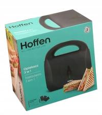 Opiekacz Hoffen 3w1 gofry, grill, sandwich