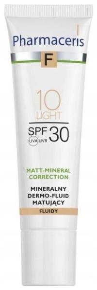 PHARMACERIS F Mineralny Dermo-Fluid Matujący SPF 30 30 ml