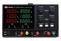 Zasilacz laboratoryjny regulowany 3 kanały 0-100V 0-3A 620W czarny LongWei
