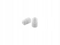 Korek PE karbowany do probówek 13 mm biały 50 szt.