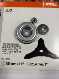 Zestaw - TARCZA TRÓJZĄB STIHL FS55 FS85 FS90 FS250 + Podkładki