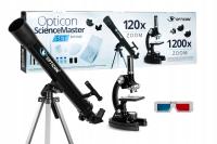 Новый Opticon ScienceMaster V2 микроскоп телескоп комплект-для подарка