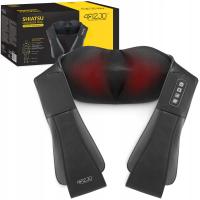 МАССАЖЕР ДЛЯ ШЕИ, ШЕИ, ПЛЕЧ, СПИНЫ, МАССАЖНЫЙ ПОЯС, НАГРЕВАТЕЛЬНЫЙ МАССАЖ ШИАЦУ PRO