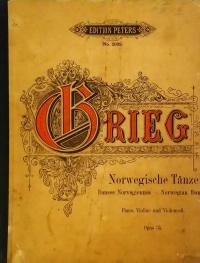 Grieg Norwegische Tanze Piano Violine Violoncell