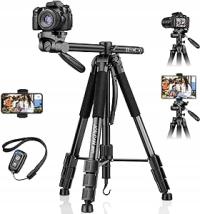 STATYW DO KAMERY JOILCAN AH72 170 CM TRIPOD DO CANON/NIKON/SONY REGULOWANY