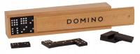 Domino Gra rodzinna w drewnianym pudełku 55el Goki