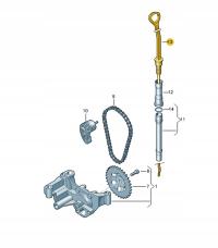 BAGNET MIARKA OLEJU 1.9TDI AUDI VW SEAT 038115611B