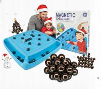 KAMIENIE MAGNETYCZNE LOGICZNA GRA MAGNETYCZNA SZACHY GRA EDUKACJA PREZENT