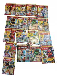 Ogromny zestaw 15 różnych gazetek lego ninjago komiksy zadania plakaty