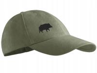 Камуфляжная кепка для охотника хаки с принтом кабана