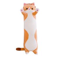 Длинный котенок талисман подушка мягкая игрушка кошка 70 см XXL