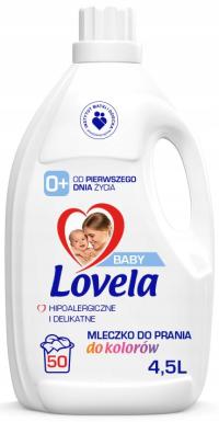 Lovela Baby Mleczko hipoalergiczne do prania koloru dla dzieci 50 prań 4,5l