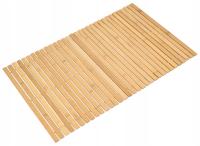 Коврик для ванной комнаты, бамбуковый деревянный натуральный ковер 40x60 см